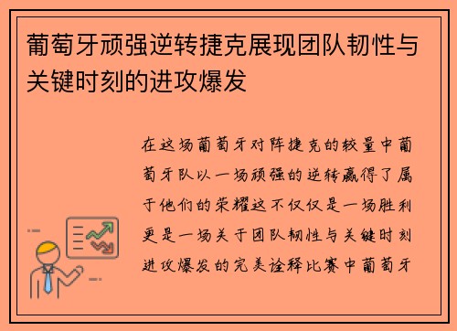 葡萄牙顽强逆转捷克展现团队韧性与关键时刻的进攻爆发